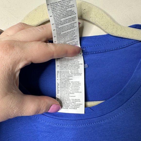 Reebok Blue Short Sleeve Graphic Shirt Men's 2XL - Picture 3 of 4